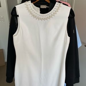 Givenchy Pearl and Rhinestone Detailed Dress